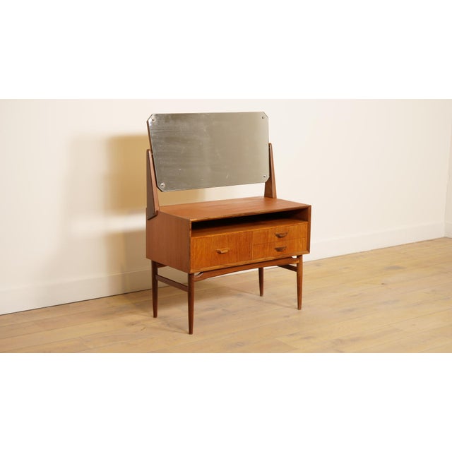 Vintage Dressing Table with Mirror For Sale - Image 9 of 9