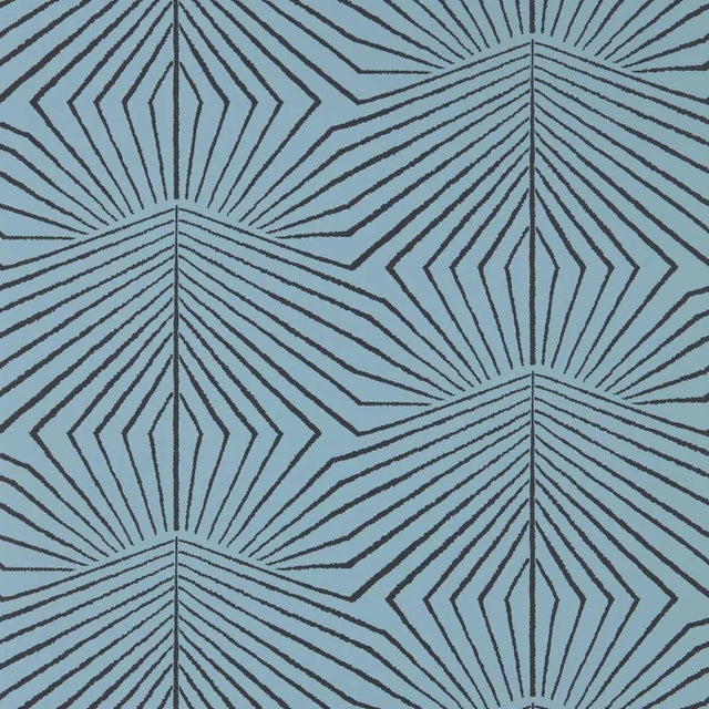 Harlequin Dawning Wallpaper in Copenhagen blue/Ritual For Sale