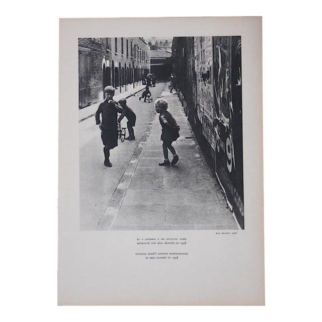 Vintage Heliogravure Photo By Bill Brandt-Verve-Paris-1939 For Sale