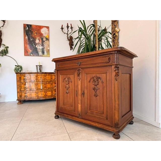 Pipe Baroque Sideboard/Chest of Drawers Dimensions: Height x Width x Depth 96 x 116 x 62 cm. For sale is an original, very...