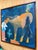 Ink Blue “Midnight Garden” a Horse Painting by LWren Walraven For Sale - Image 8 of 11