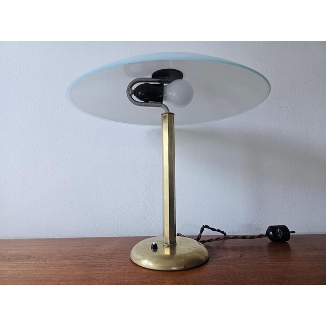 Extremely rare type, very nice style of lighting, art deco, bauhaus, functionalism Up to 250V (Europe/UK Standard).The...