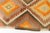 Mid 20th Century Terracotta and Ochre Diamond Design Kilim For Sale - Image 10 of 10