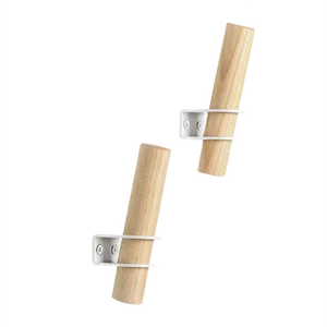 White Torch Hooks by Tore Bleuzé for Emko, Set of 2
