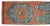 Mythological Runner Rug Hand-Knotted 2'9"x9'6" Vibrant Orange Turkish Rug Kitchen Runner Extraterrestrial Motif For Sale - Image 11 of 14