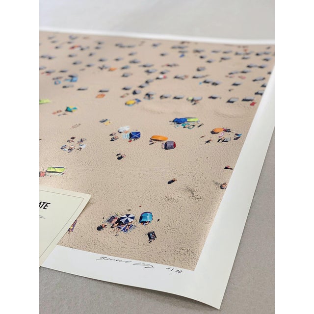 Sand "EFI_Beachchairs_007" Contemporary Limited Edition Fine Art Photograph Print by Bernhard Lang For Sale - Image 8 of 9