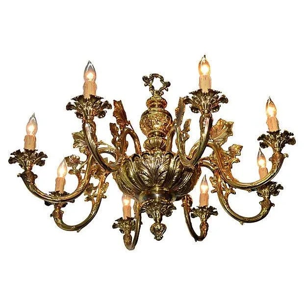 Brass Grapevine Chandelier For Sale