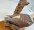 Folk Art Vintage Original Hand Carved Wood Chas Derascavage Bird Decoy Sculpture Statue For Sale - Image 3 of 17