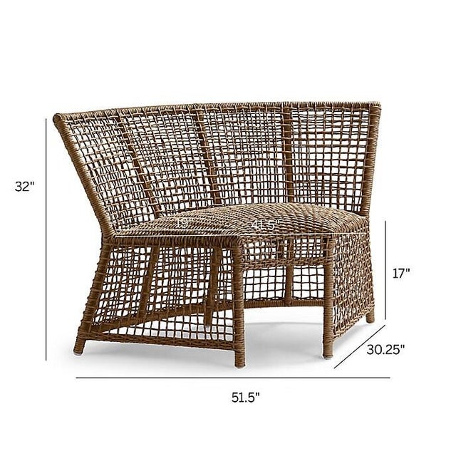 2020s Indoor / Outdoor Corner Banquette For Sale - Image 5 of 8