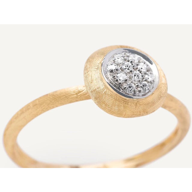 Contemporary Marco Bicego, 18k Yellow Gold and Diamond Jaipur Ring For Sale - Image 3 of 8