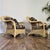 Pair Vintage Wicker Lounge Chairs W/ Floral Cushions For Sale - Image 9 of 12