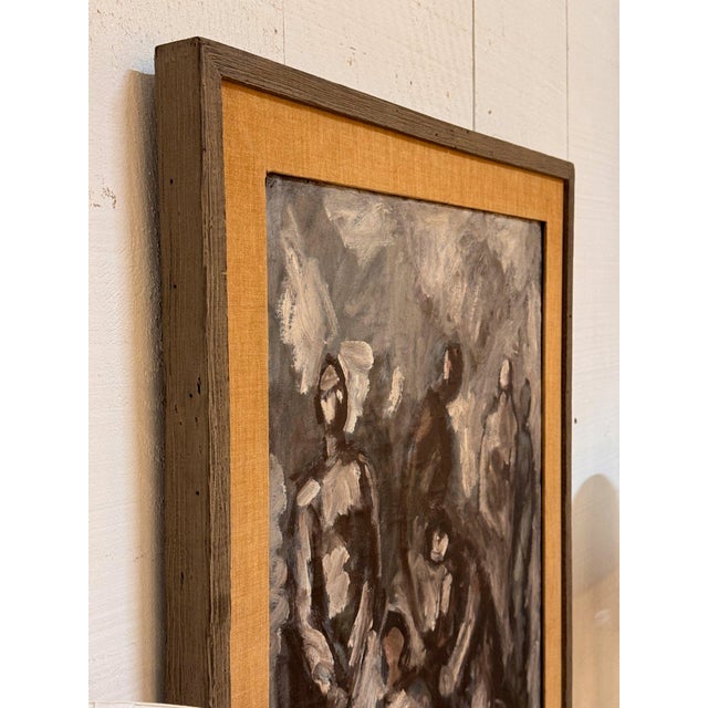 Wood Late 20th Century Abstract Nudes Signed M. Golubov For Sale - Image 7 of 7