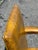 Wood Very Fine 19th C. Georgian Style Leather Arm Chair in Ochre / Mustard / Green For Sale - Image 7 of 18