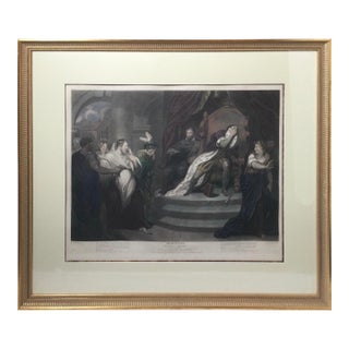 Stipple Engraving of "Shakspeare. / Measure for Measure / Act V, Scene I." 1796 For Sale
