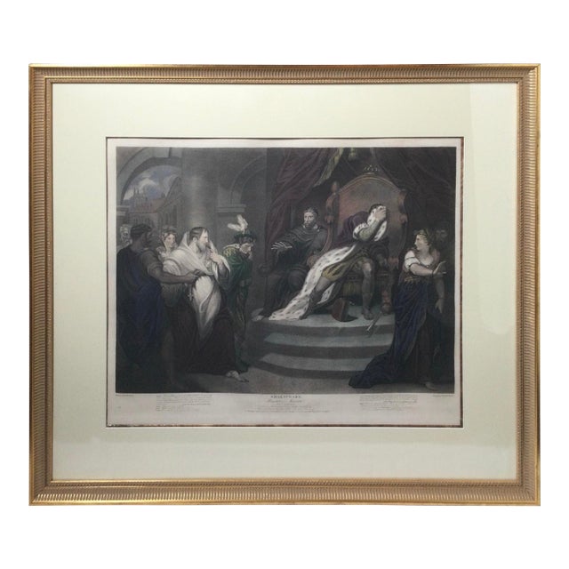 Stipple Engraving of "Shakspeare. / Measure for Measure / Act V, Scene I." 1796 For Sale