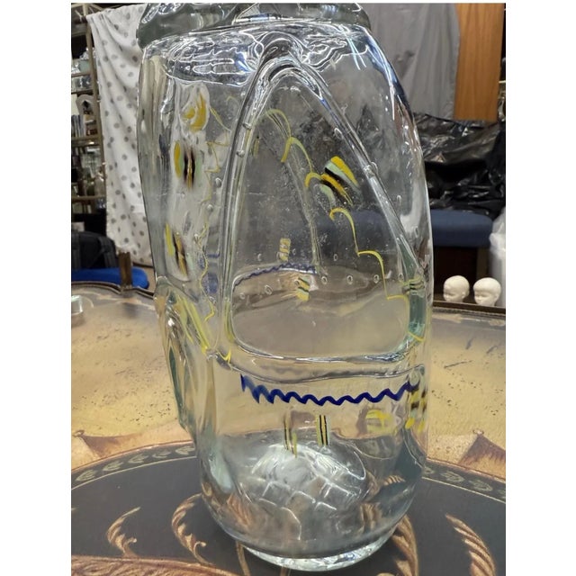 Abstract 1982 Ralph Harvey Abstract Art Glass Vase Limited Edition For Sale - Image 3 of 7