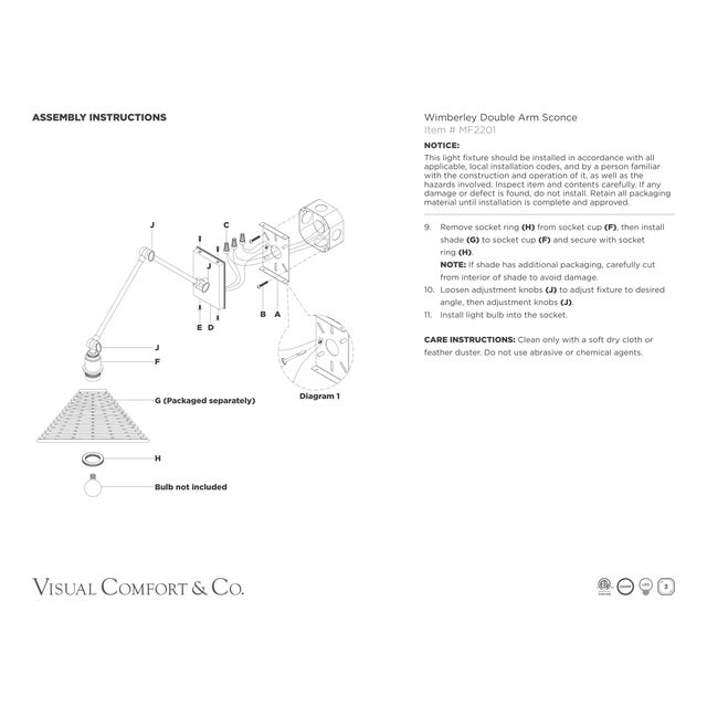 2020s Marie Flanigan for Visual Comfort Signature Wimberley Double Library Wall Light in Soft Brass with Natural Wicker Shade For Sale - Image 5 of 5