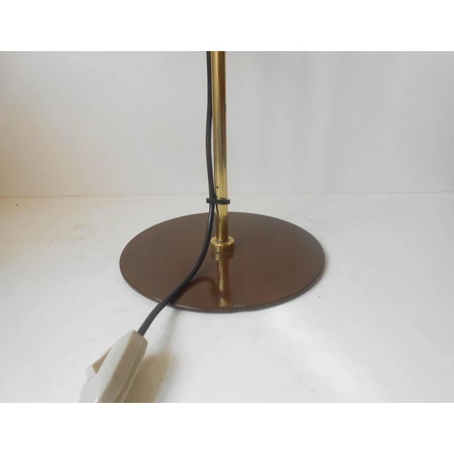 Fog & Mørup Danish Brass Peanut Table Lamp by Jo Hammerborg for Fog & Mørup, 1970s For Sale - Image 4 of 7