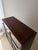 Mid-Century Display Cabinet in Dark Wood and Glass For Sale - Image 5 of 12
