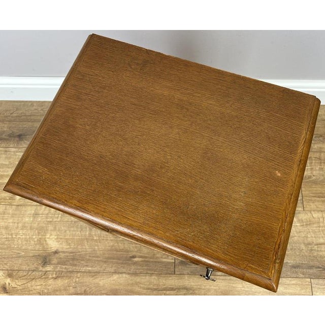 Vintage Louis French Oak Nightstands, Set of 2 For Sale - Image 12 of 14