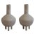 Contemporary Taupe Duck Vase by 101 Copenhagen, Set of 2 For Sale - Image 3 of 3