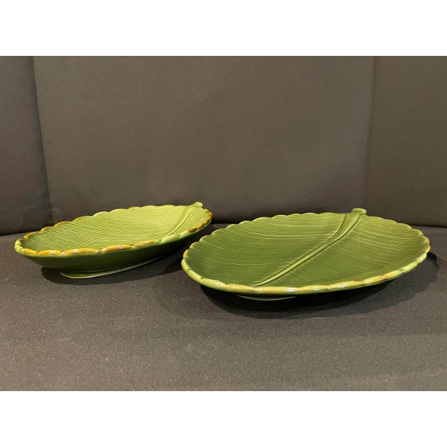 Banana Leaf Platter and Bowl Set- 2 Pieces For Sale - Image 9 of 9