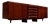 Brazilian Modern Rosewood Credenza With Brass Details by Jean Gillon, Brazil, 1960s For Sale