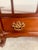 Wood Pair of Vintage Bassett Glass Top Cherry End Tables With Drawers For Sale - Image 7 of 10
