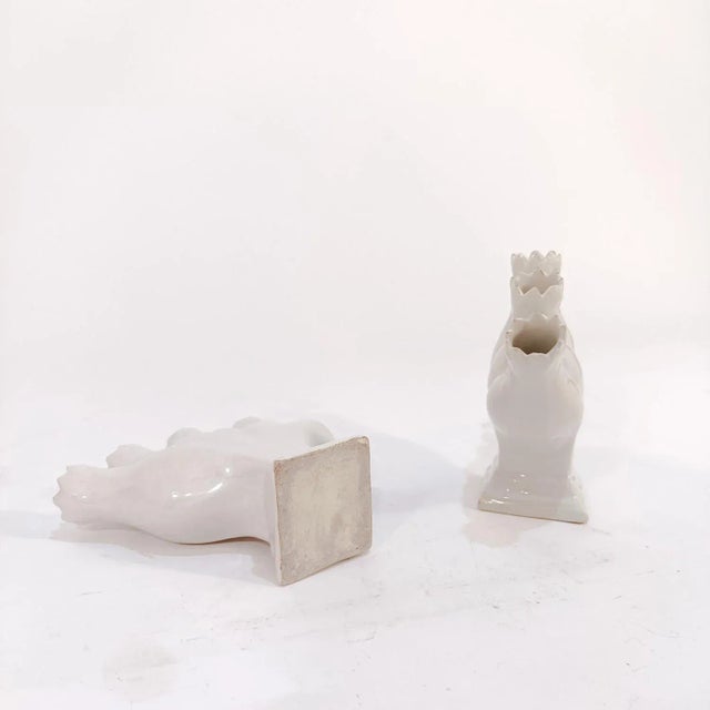 Ceramic Spanish Ceramic Vases from Sargadelos, Set of 2 For Sale - Image 7 of 12