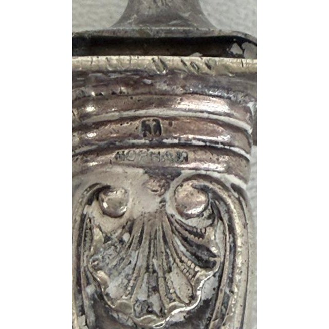 Silver Early 20th Century Gorham Roast Fork and Sharpener Silver Plate 2 pcs For Sale - Image 8 of 12
