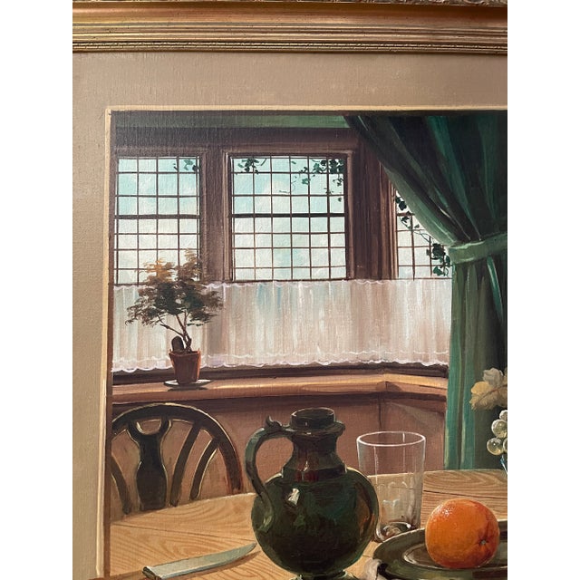 Late 20th Century Vintage 20th Century Italian Still Life Framed Painting by Salvatore Langella For Sale - Image 5 of 13