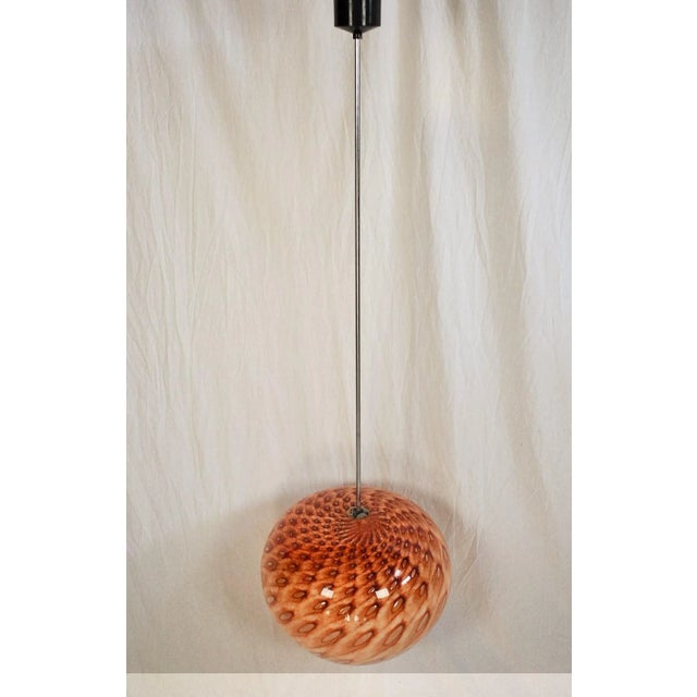 Mid-Century Glass Pendant, Germany, 1960s For Sale - Image 12 of 15