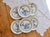 Ceramic Vintage Earthenware Dessert Plates with Nancay Pattern from Gien, 1960s, Set of 6 For Sale - Image 7 of 7