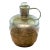 Antique Large Brass Lidded Jug With Handle For Sale