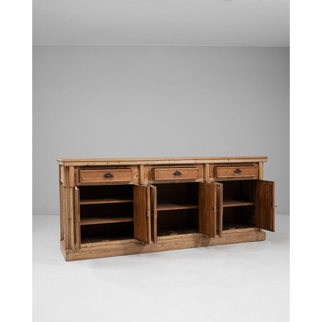 Tan 19th Century France Tan Wood Storage Cabinets & Cupboards For Sale - Image 8 of 11