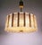 Elegant gold-plated drum chandelier with iced glass panels on a gilt-bronze frame. Heavy duty. Designed by kalmar, austria...