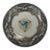 1913 Art Nouveau Hand-Painted Bavarian Porcelain Monumental Peacock Charger Plate by Emma I. Timlin — 13" For Sale