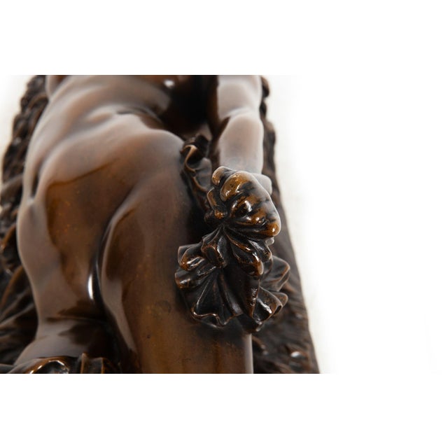 French Bronze Sculpture of “Woman Bitten by Snake” by Clesinger For Sale - Image 16 of 18