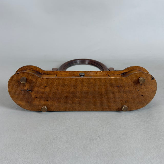 Brown Vintage Wooden Tilting Table Mirror with Drawer from Ignoto, 1960s For Sale - Image 8 of 12