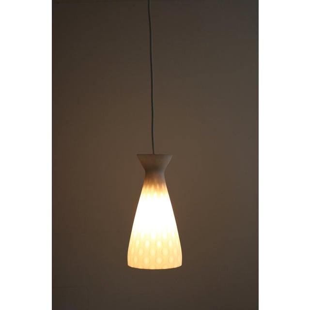 Aloys f. Gangkofner large diabolo pendant lamp model ibiza by peill & putzler 1960s design diameter 16cm, height 33cm plus...