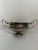 Vintage Silverplated Hammered Repousse Jardiniere Centerpiece With Handles For Sale - Image 9 of 16