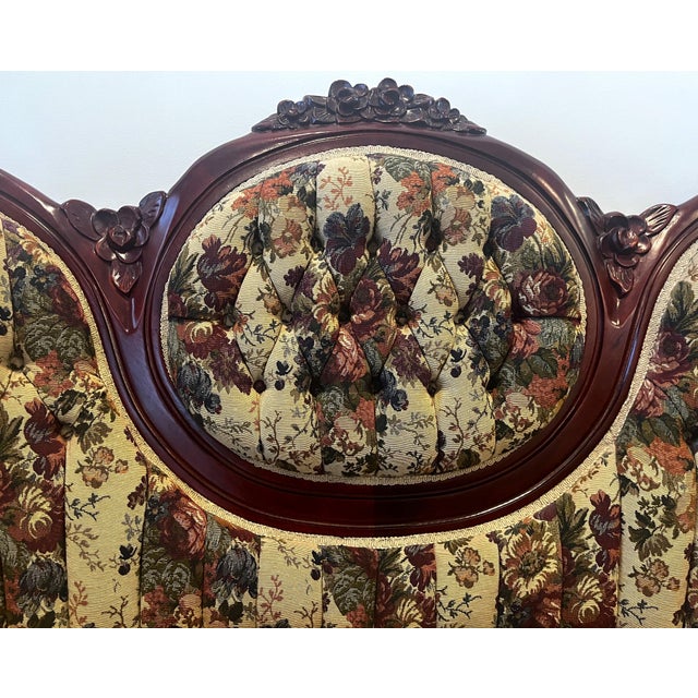 2000 - 2009 Carlton McLendon Victorian Harriet Marcus Loveseat For Sale - Image 5 of 5