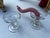 Vintage Pair of Glass Champagne Style Candlestick Holders For Sale - Image 4 of 6