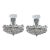 Mid 20th Century Modern Schonbek Trilliane Austrian Crystal Sconces - Pair For Sale