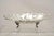 Silver Vintage English Victorian Flower Rose Repousse Silver Plated Footed Oval Dish For Sale - Image 8 of 10