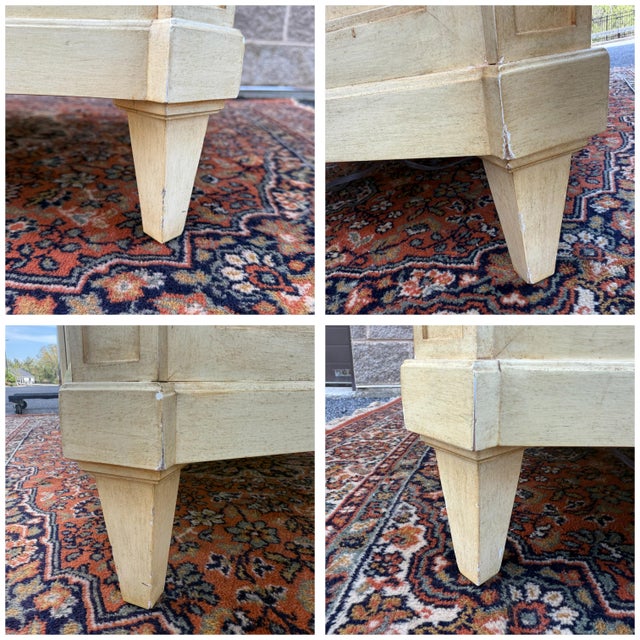 Vintage Baker Furniture Neoclassical Tambour Door Media Credenza in Toupe For Sale - Image 16 of 17