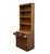 Brown Ethan Allen Heirloom Nutmeg Maple CRP Custom Room Plan 30" Shutter Door Cabinet W. Bookcase Top 10-4511p / 10-4019 For Sale - Image 8 of 15