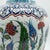 Handmade Ceramic Grand Shah Vase with Lid (60cm) Classic White Saz Leaf & Carnation For Sale - Image 4 of 10