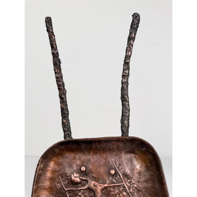 Mid-Century Modern Primitive Sculptural Wall Coat Hooks from Bragalini, 1950s, Set of 2 For Sale - Image 13 of 18