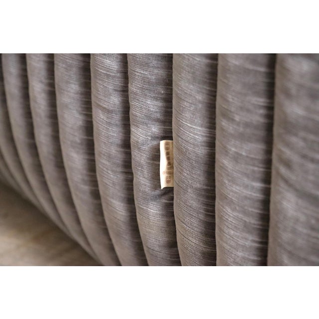 Sandra 3-Seater Sofa in Velvet by Annie Hieronimus for Cinna, France, 1970s For Sale - Image 14 of 15